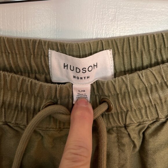 Hudson North Army Green Cargo Pants Size Large - Picture 2 of 8